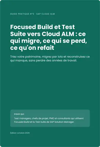 Couverture du guide n°3 : Focused Build et tests