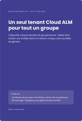 Couverture du guide n°5 : Tenant unique